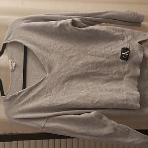 Grey Sweater Calvin Klein long sleeve gray
